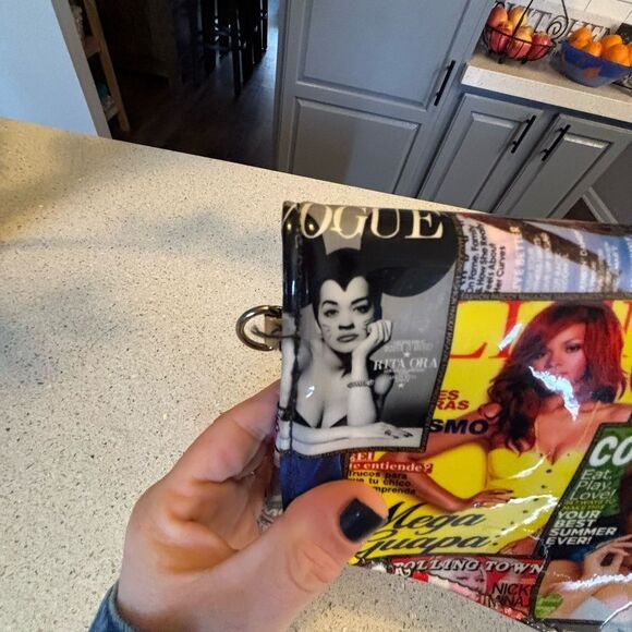 Women’s envelope clutch or shoulder bag - Picture 4 of 6